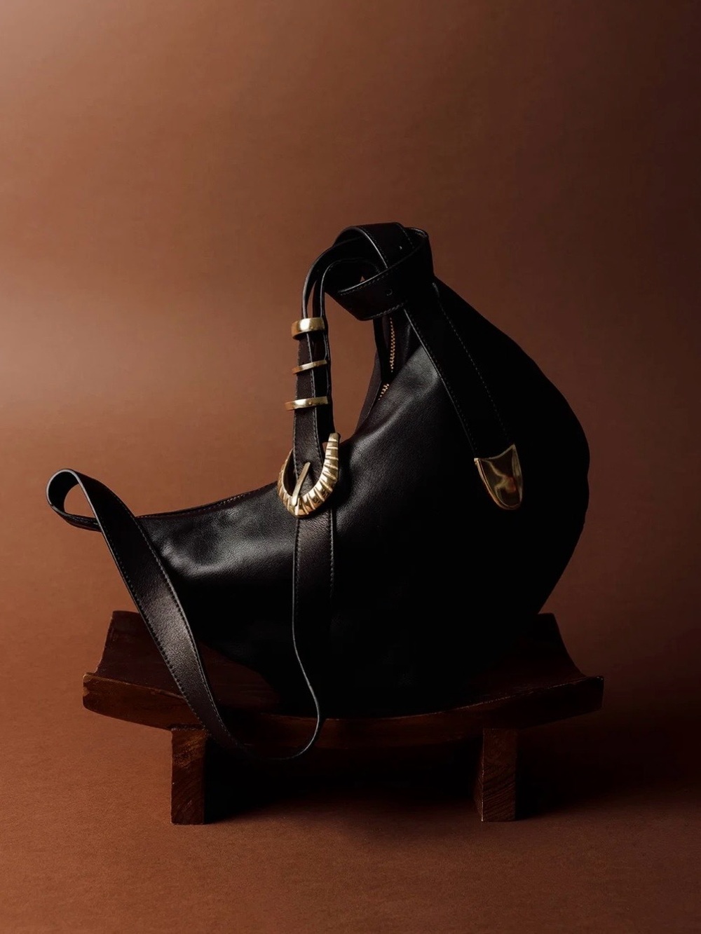 Natalie Borton Sera Crescent Bag, Kenya Edition - Picture 12 of 13